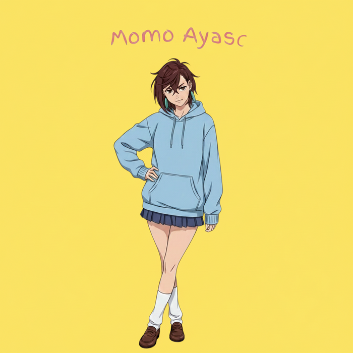 The Paranormal Blue Hoodie | Momo Ayase