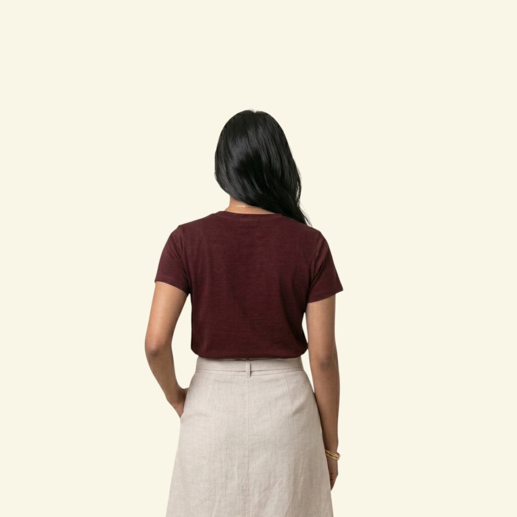 Bloom Statement Brown Graphic Tee