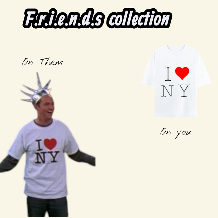 Retro NY Oversized Graphic Tee | Chandler Bing