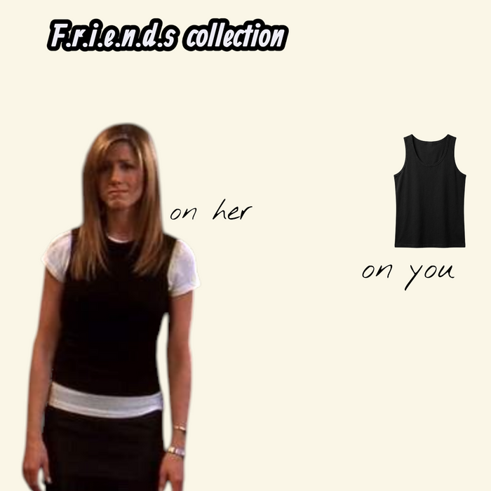 Classic Y2K Sleeveless Crop | Rachel Green