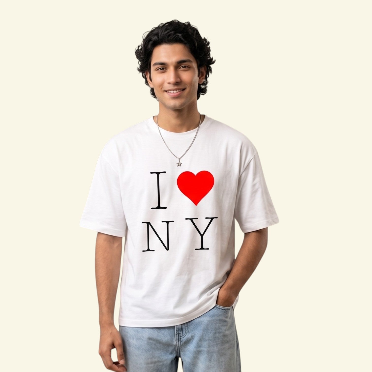 Retro NY Oversized Graphic Tee