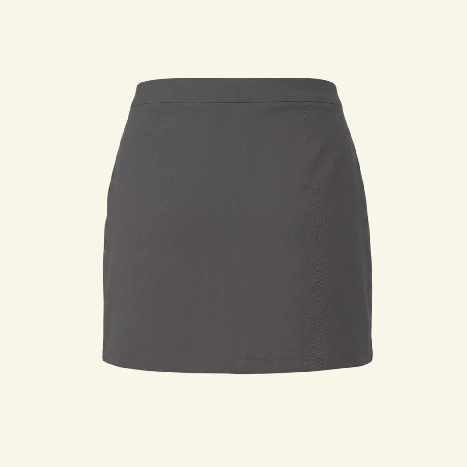 Classic Monochromatic Plaid Skirt