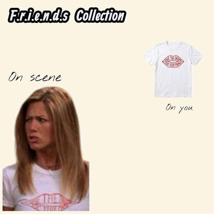 Rachel’s Retro Kiss Baby Tee | Rachel green