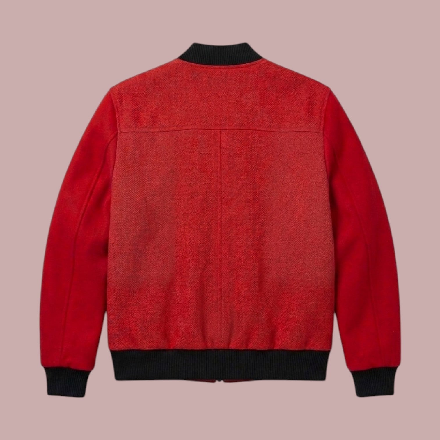 Dandadan Jiji Inspired Red Bomber Jacket – Anime Streetwear Edition