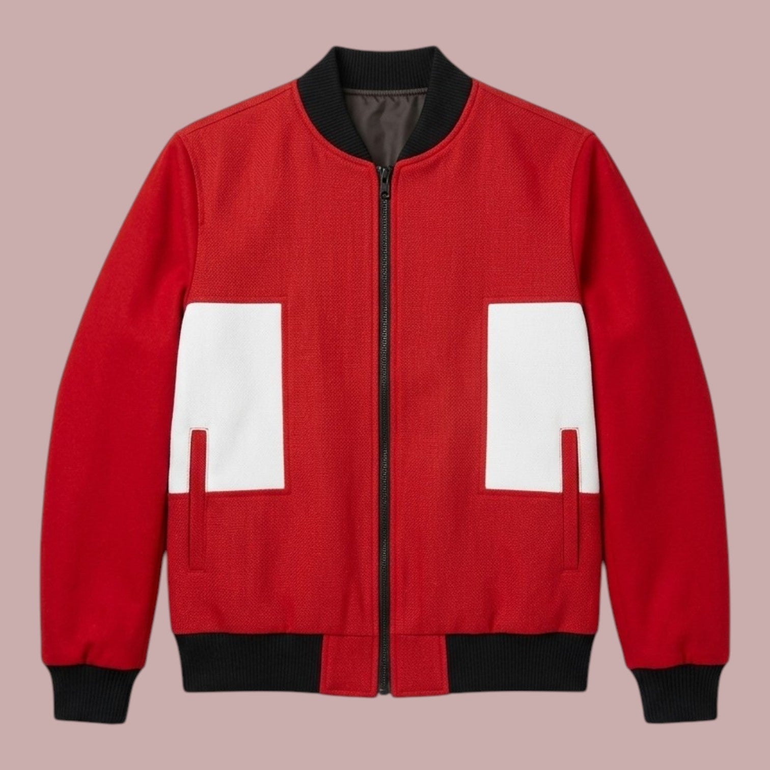 Dandadan Jiji Inspired Red Bomber Jacket – Anime Streetwear Edition