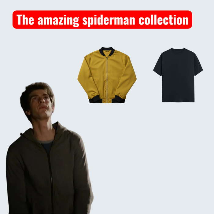 The Peter Parker Edit — Navy Tee + Bomber Jacket Bundle | Peter Parker